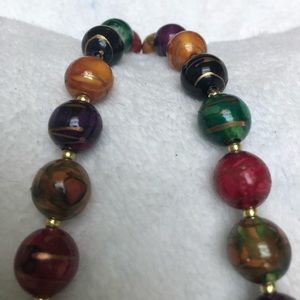 Retro beaded necklace